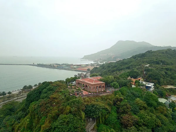 Eski İngiliz Konsolosluğu 'nun Takao, Kaohsiung, Tayvan' daki hava görüntüsü.