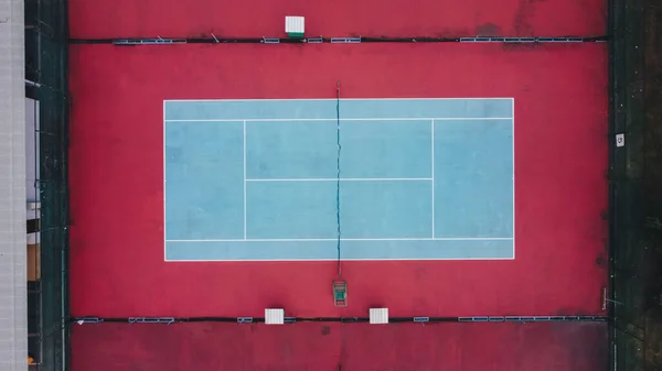 Пустой Теннисный Корт — стоковое фото