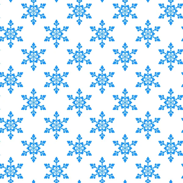 Beyaz bir zemin üzerinde kusursuz kar taneleri deseni