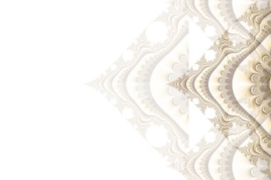 Pastel renkli süslü çiçek desenli bir kartpostal ve mesaj için boş bir alan. Tasarım için soyut arkaplan.