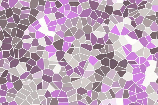 Padrão de mosaico aquarela poligonal. Estilização de azulejos cerâmicos ou fundo inlay.abstract consistindo de rosa, formas geométricas roxas, imagem de fundo de células irregulares. — Fotografia de Stock