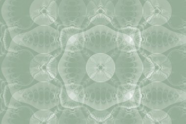 16- 6216 nolu pantona göre klasik desenli süslü bir çiçek desenli bir kartpostal. Kusursuz soyut arkaplan tasarımı..