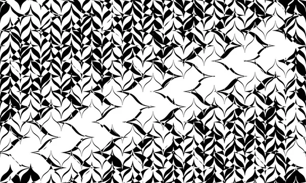 Schwarz-weiße nahtlose abstrakte Muster schöner Zickzackmuster, für Design und Textilien — Stockfoto