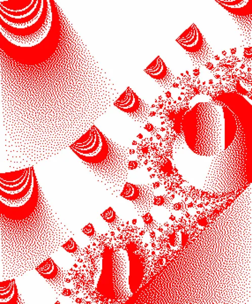 Gradiente moderno ilustración de punto monocromo. pixel art — Foto de Stock