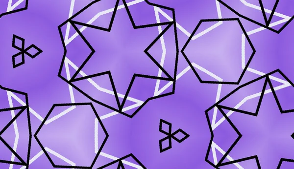 Абстрактный фиолетовый рисунок с геометрической линией формы. Для дизайна интерьеров, печати, текстильной промышленности, скатертей. — стоковое фото
