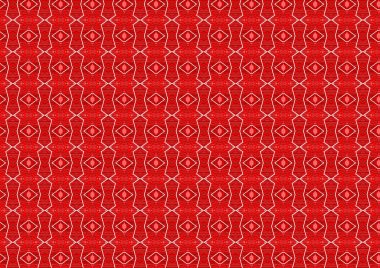 Kırmızı kaleydoskop, tekrarlayan desen, tasarım Sevgililer Günü için kumaş ya da ambalaj kağıdı üzerine basmak için mükemmeldir.