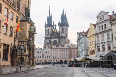 Prag, Czech Cumhuriyeti. 2 Kasım 2018: Malastrana eski bölgesi, Prag