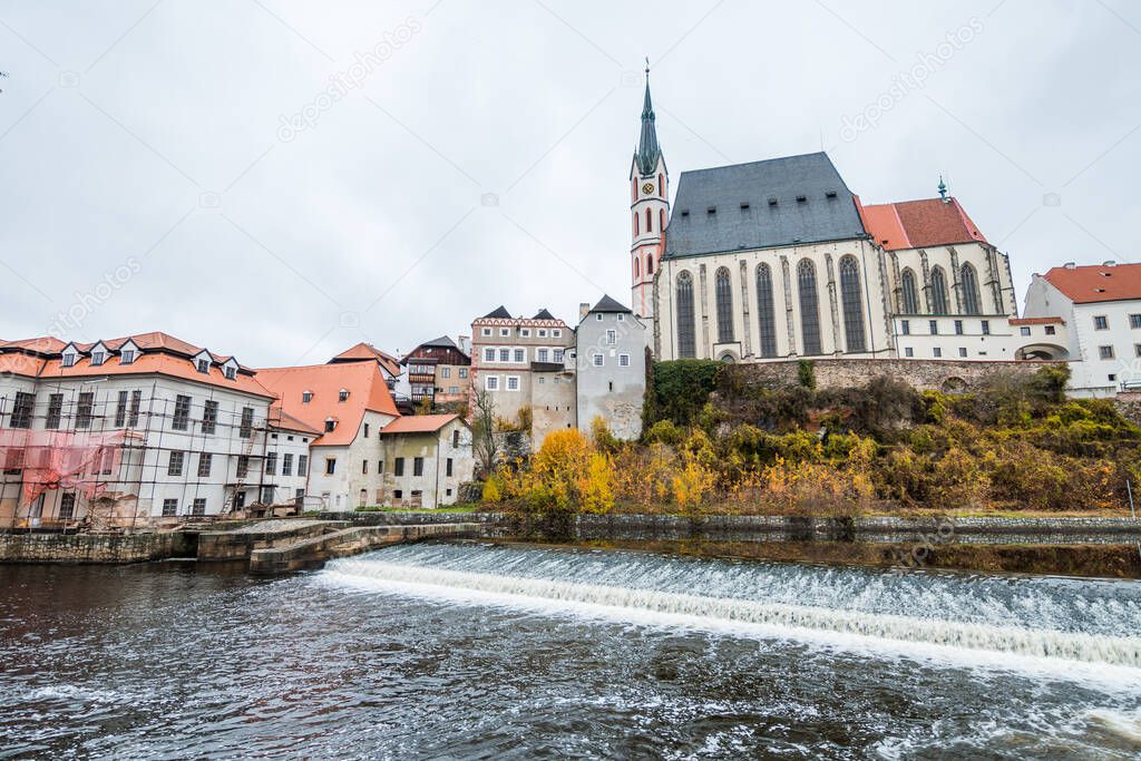 medieval town of cesky krumlov, czech republic