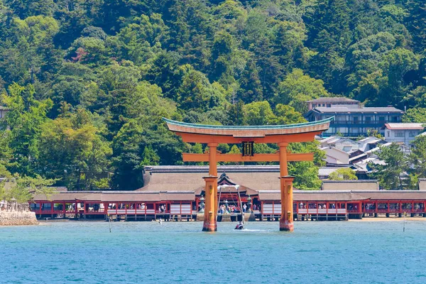 Hirošima Japonsko Srpna 2018 Svatyně Itsukushima Ostrově Miyajima Japonsko — Stock fotografie