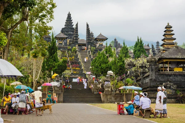 Bali Indonézia 2021 Augusztus Szent Templom Látképe Balin Indonéziában — Stock Fotó
