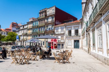 Portekiz, Portekiz. 15 Ağustos 2021: Portekiz 'in Porto şehrinin manzarası