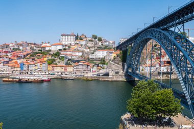 porto, portugal. 15th august, 2021: city view of porto old town, portugal