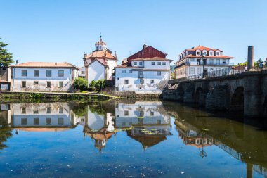 Eski şehrin sokak manzarası, Portekiz