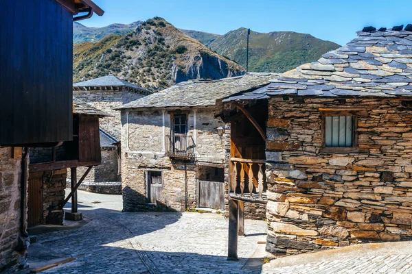 Pealba Santiago Countryside Town Houses Made Slate Stone — Stock Photo, Image