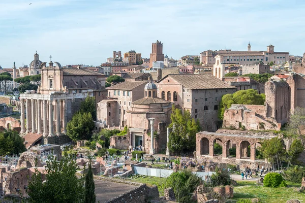 Views Roman Forum Palatine Mountain Rome — Foto de Stock