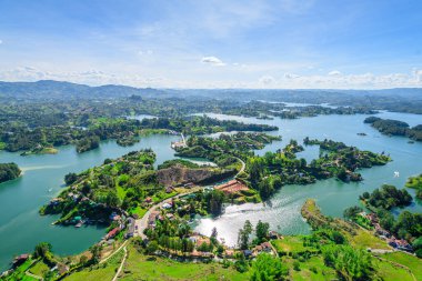 panoramic view from el peon, colombia