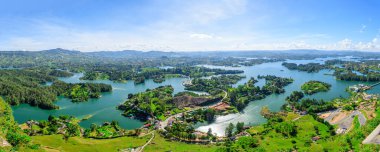 panoramic view from el peon, colombia