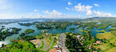 panoramic view from el peon, colombia