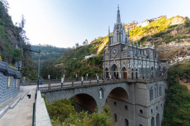views of las lajas sanctuary, colombia