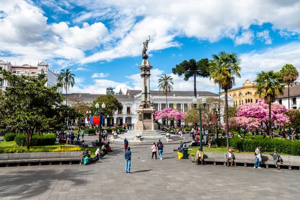 quito, ecuador. 1st september, 2022: street view of quito old town, ecuador