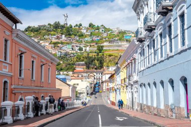 views of quito old town, ecuador
