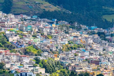 views of quito old town, ecuador