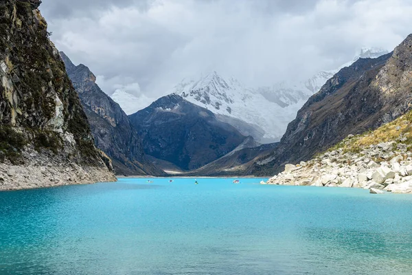 Geweldig Uitzicht Lagune Peruviaanse Andes Huascaran — Stockfoto