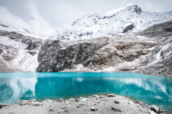 Geweldig Uitzicht Lagune Peruviaanse Andes Huascaran — Stockfoto