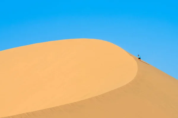 Formas Padrão Dunas Areia Deserto — Fotografia de Stock