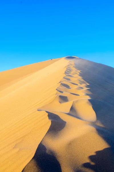 Minta Alakú Sivatagi Homokdűnék — Stock Fotó
