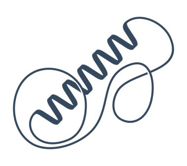 Protein yapısı düz simgesi