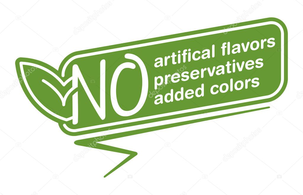 No artificial flavors, preservatives, added colors