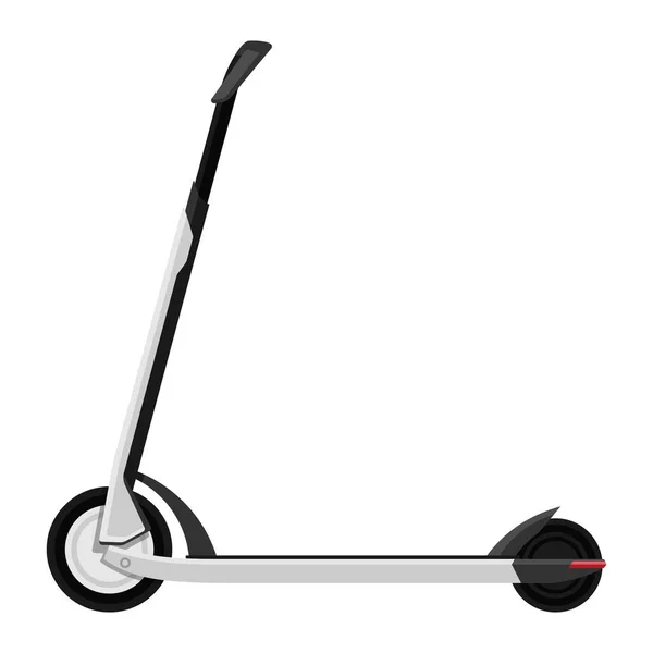 Sustainable Transport Popular Electric Kick Scooter Isolated Vector Illustration — Διανυσματικό Αρχείο