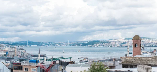 Τοπίο Κωνσταντινούπολη Απόψεις Της Πόλης Έννοια Των Διακοπών Στην Τουρκία — Φωτογραφία Αρχείου