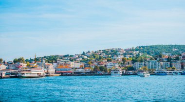 Princes Adası, tatil manzarası. Seyahat konsepti. Türkiye 'de tatil kavramı. Yolculuk için yeni yerler. Yolculuk için fikirler. Avrupa, Türkiye. 29 Eylül: Illustrative Editorial