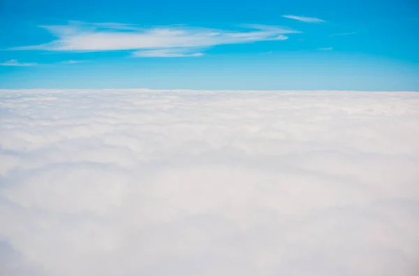 Cielo Nubes Skyline Líneas Aéreas Concepto Viaje — Foto de Stock