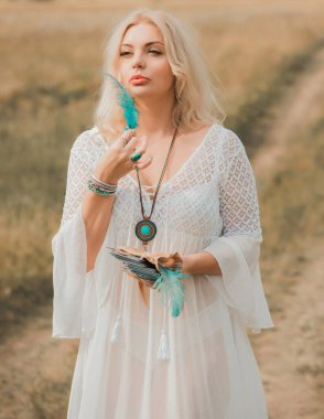 Concept of energy healing and white magic, reiki session, universe power