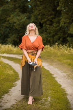 Concept of Gypsy, divination, predictions on tarot cards and other divine magic 