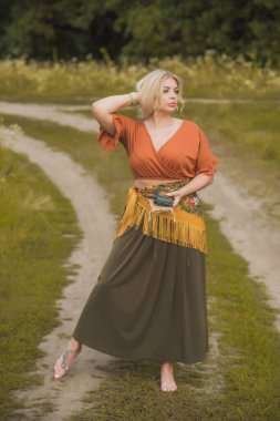 Concept of Gypsy, divination, predictions on tarot cards and other divine magic 