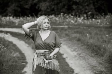 Concept of Gypsy, divination, predictions on tarot cards and other divine magic 