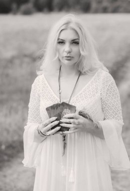 Concept of divination, predictions, energy and other magical scene at nature