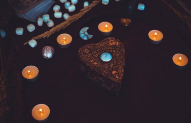 Magical attribute o modern witch, witchcraft concept. Spells and other rituals, wicca and pagan scene