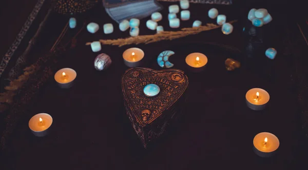 Волшебный Атрибут Современной Ведьмы Концепция Колдовства Заклинания Другие Ритуалы Викка — стоковое фото