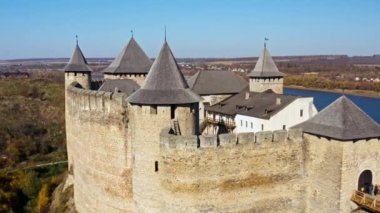 Khotyn Kalesinin Hava Görünümü.