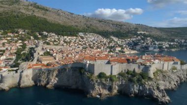 Dubrovnik'in havadan görünümü