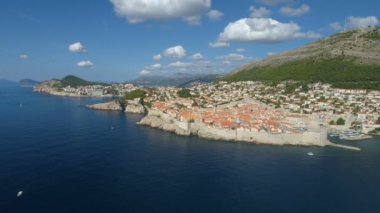 Dubrovnik'in havadan görünümü