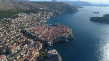Dubrovnik'in havadan görünümü