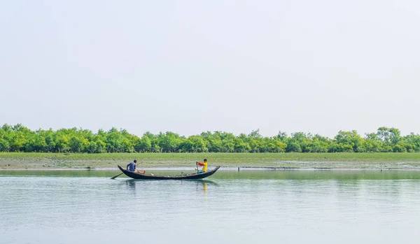 Bangladeshi Traditional Fishing Boat Sea Fisherman Small Boat River — Stock Photo, Image