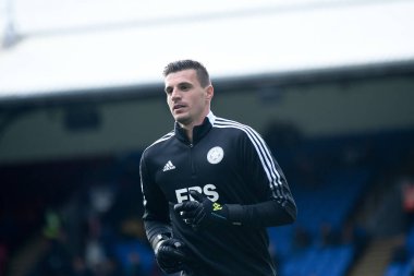 LONDON, ENGLAND - 3 Ekim 2021: Leicester 'li Eldin Jakupoviç, Crystal Palace FC ile Selhurst Park' taki Leicester CIty FC arasında oynanan 2021-22 Premier Lig maçı öncesinde çekilmiştir. Telif Hakkı: Cosmin Iftode / Picstaff