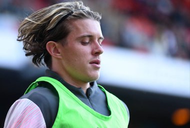 Londra, İngiltere - 3 Ekim 2021: Saray 'dan Conor John Gallagher, Crystal Palace FC ile Selhurst Park' taki Leicester CIty FC arasında oynanan 2021-22 Premier Lig karşılaşması öncesinde çekilmiştir. Telif Hakkı: Cosmin Iftode / Picstaff